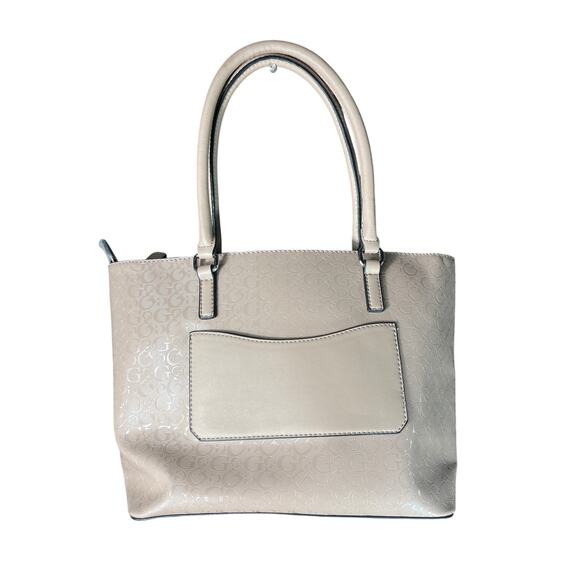 GUESS Noelle Small Elite Tote Handbag Light Pink - Picture 2 of 6